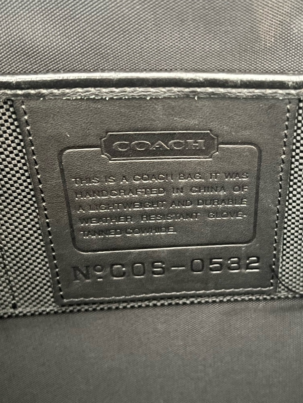 Coach Organizer Brief - Y2K Vintage Black Leather Briefcase - Picture 2 of 16